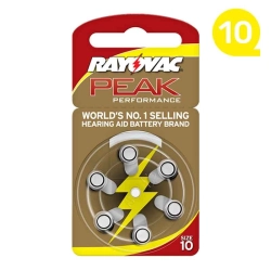 סוללה למכשיר שמיעה 10